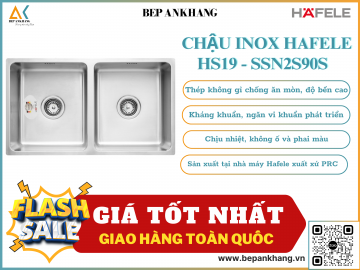 Chậu inox Hafele HS19 - SSN2S90S  567.23.020
